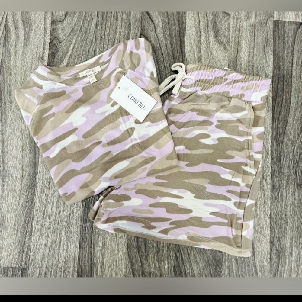 Como Blu short Set Lounge set In color Camo - Picture 2 of 11